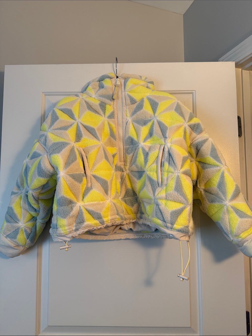 FP MOVEMENT. Geometric fleece jacket. Size small. Worn once - Picture 1 of 6
